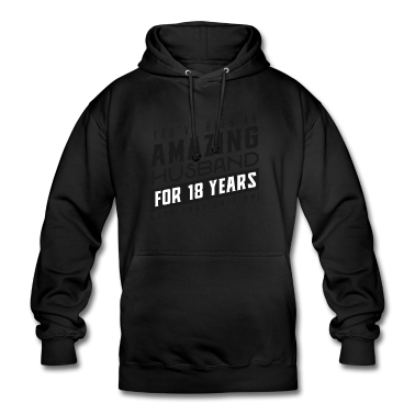 Geschenk für Ehemann Hoodie - Sie sind seit 18 Jahren ein erstaunlicher Ehemann