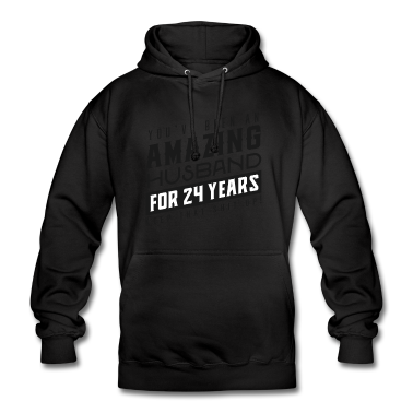 Geschenk für Ehemann Hoodie - Sie sind seit 24 Jahren ein erstaunlicher Ehemann