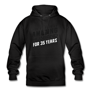 Geschenk für Ehemann Hoodie - Sie sind seit 35 Jahren ein erstaunlicher Ehemann