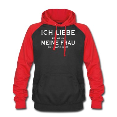 Geschenk für Ehemann Hoodie - Ich liebe meine Frau Lustiger Spruch für Ehemann