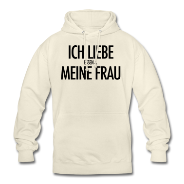 Geschenk für Ehemann Hoodie - Ich Liebe Essen Und Meine Frau | Ehemann Geschenke