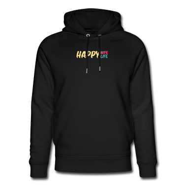 Geschenk für Ehemann Hoodie - Happy Wife Life Partnerdesign für Ehemänner