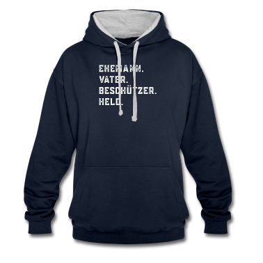 Geschenk für Ehemann Hoodie - Ehemann Vater Beschützer Held