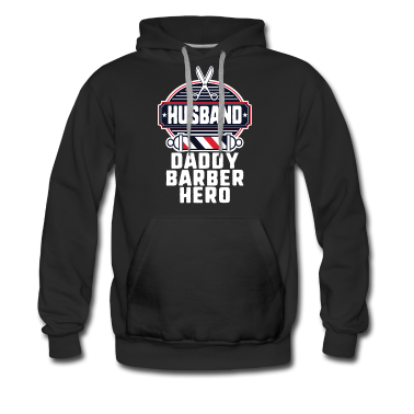 Geschenk für Ehemann Hoodie - Ehemann Daddy Barber Hero Vatertagsgeschenk für
