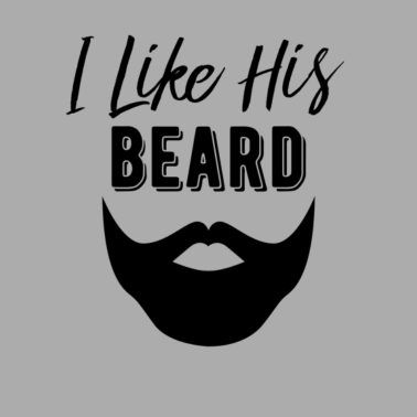 Motiv Ich mag seinen Bartentwurf, bärtiges Geschenk des Ehemanns