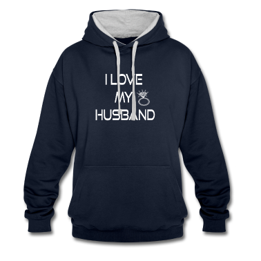 Geschenk für Ehemann Hoodie - Ich liebe meinen Ehemann