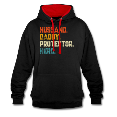 Geschenk für Ehemann Hoodie - EHEMANN DADDY PROTECTOR HERO