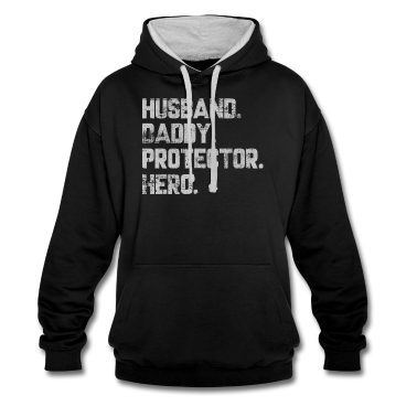 Geschenk für Ehemann Hoodie - EHEMANN DADDY PROTECTOR HERO