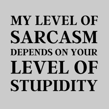 Motiv Mein Grad an Sarkasmus, lustiges Geschenk für Ehemann oder Vater