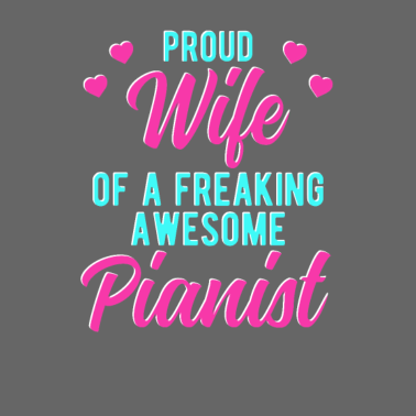 Motiv Lustiger Pianist Ehemann Phrase Geschenk für