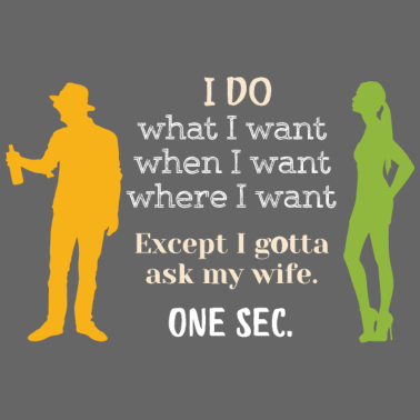 Motiv Lustiger Spruch für angehende Ehemänner