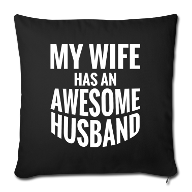 Geschenk für Ehemann Kissenbezug - Meine Frau hat einen tollen Ehemann Geschenk für Ehemann