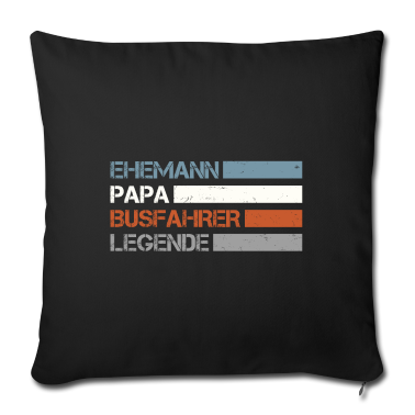 Geschenk für Ehemann Kissenbezug - Retro Busfahrer für Ehemann und Papa