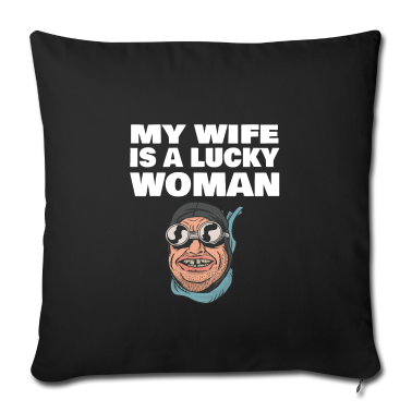 Geschenk für Ehemann Kissenbezug - Lustiger Ehefrau Frau Spruch für Ehemann