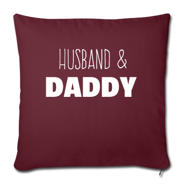 Geschenk für Ehemann Kissenbezug - Husband And Daddy - Geschenk für Ehemann