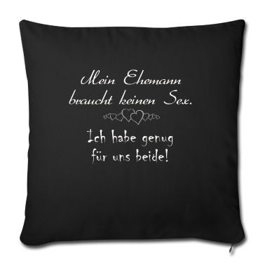 Geschenk für Ehemann Kissenbezug - kein sex für den ehemann