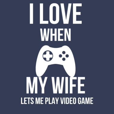 Motiv Ich liebe meine Frau lustiges Spielergeschenk für Ehemann