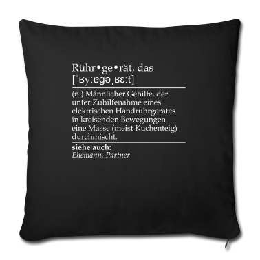 Geschenk für Ehemann Kissenbezug - Rührgerät Definition für Ehemänner und Bäcker