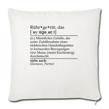 Geschenk für Ehemann Kissenbezug - Rührgerät Definition für Ehemänner und Bäcker