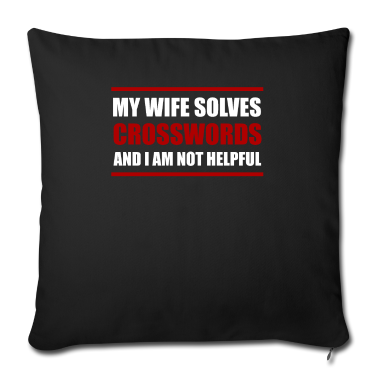 Geschenk für Ehemann Kissenbezug - Kreuzworträtsel lustiges Geschenk für Ehemann
