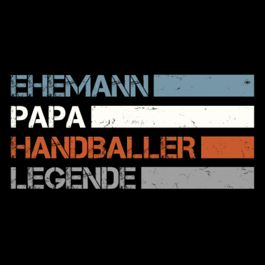 Motiv Handballer Outfit für Ehemann und Papa