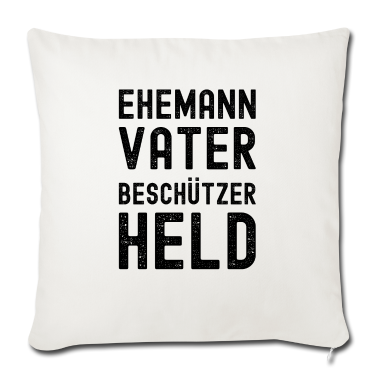 Geschenk für Ehemann Kissenbezug - Ehemann Vater Beschützer Held - Ehemann Geschenk