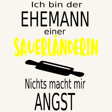 Motiv Geschenk für Ehemänner einer Sauerländerin