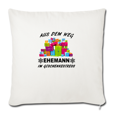 Geschenk für Ehemann Kissenbezug - Ehemann im Geschenkestress