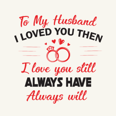 Motiv Liebeserklärung für den Ehemann - Geschenkidee