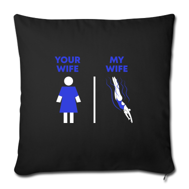 Geschenk für Ehemann Kissenbezug - Schwimmen Schwimmer Geschenk für Ehemann