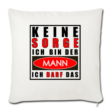 Geschenk für Ehemann Kissenbezug - Mann darf das Ehemann