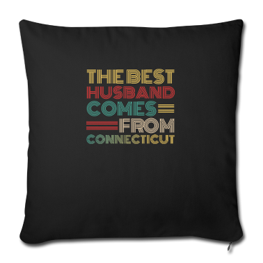 Geschenk für Ehemann Kissenbezug - Der beste Ehemann kommt aus Connecticut