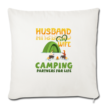 Geschenk für Ehemann Kissenbezug - Ehemann und Frau Campingpartner für das Leben