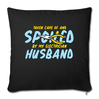 Geschenk für Ehemann Kissenbezug - Lustiges Elektriker-Ehemann-Geschenk für eine
