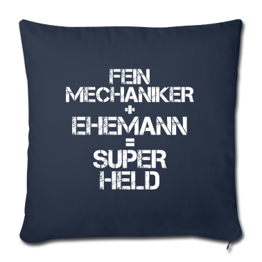 Geschenk für Ehemann Kissenbezug - Feinmechaniker Ehemann Superheld Geschenk
