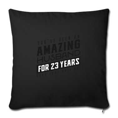 Geschenk für Ehemann Kissenbezug - Sie sind seit 23 Jahren ein erstaunlicher Ehemann