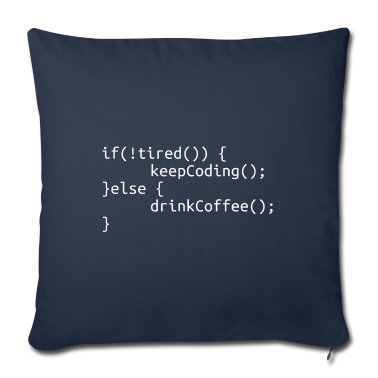 Geschenk für Ehemann Kissenbezug - Coding & Coffee lustiges Programmiergeschenk für Ehemann