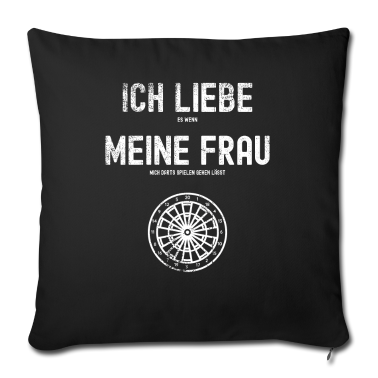 Geschenk für Ehemann Kissenbezug - Darts Sprüche für Ehemänner Ich Liebe Meine Frau