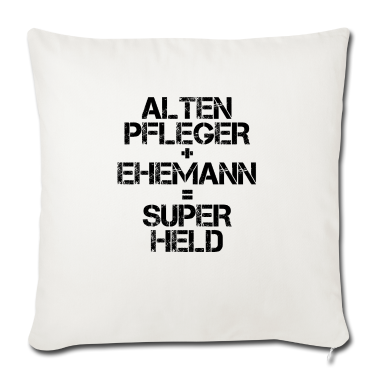 Geschenk für Ehemann Kissenbezug - Altenpfleger Ehemann Superheld Geschenk