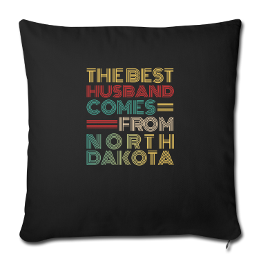 Geschenk für Ehemann Kissenbezug - Der beste Ehemann kommt aus North Dakota