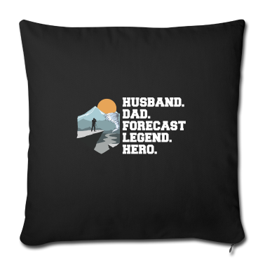 Geschenk für Ehemann Kissenbezug - Meteorologie Design für deinen Sturmjäger Ehemann