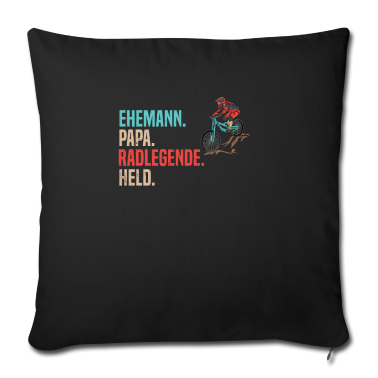 Geschenk für Ehemann Kissenbezug - MTB Ehemann Design für einen Mountainbiker Papa