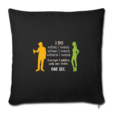 Geschenk für Ehemann Kissenbezug - Lustiger Spruch für angehende Ehemänner
