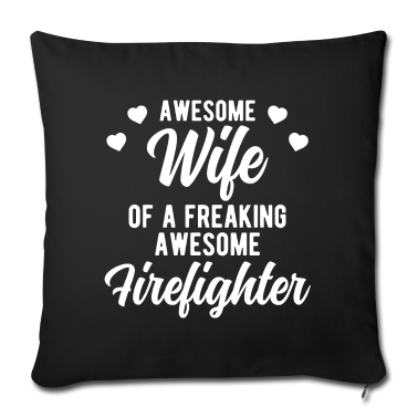 Geschenk für Ehemann Kissenbezug - Lustiger Feuerwehrmann Ehemann Phrase Geschenk für