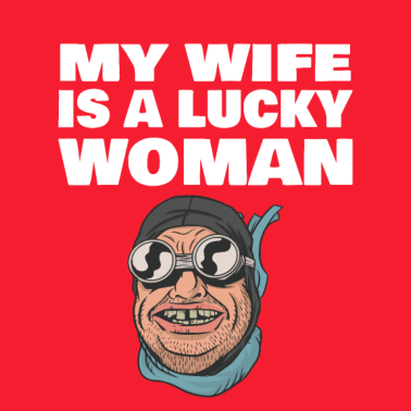 Motiv Lustiger Ehefrau Frau Spruch für Ehemann