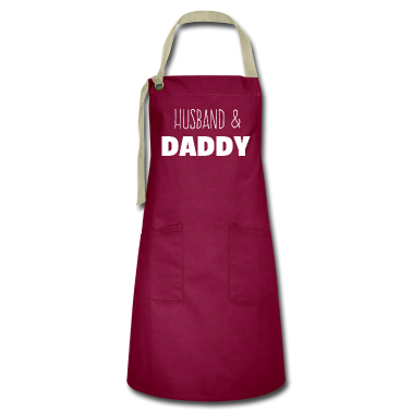 Geschenk für Ehemann Schürze - Husband And Daddy - Geschenk für Ehemann