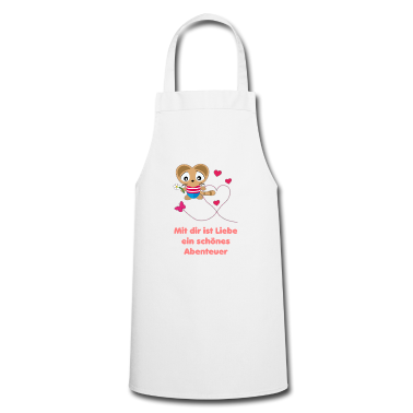 Geschenk für Ehemann Schürze - Liebesspruch für Ehemann mit Katze Kuku