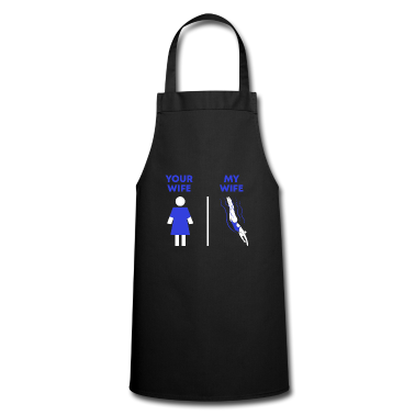 Geschenk für Ehemann Schürze - Schwimmen Schwimmer Geschenk für Ehemann