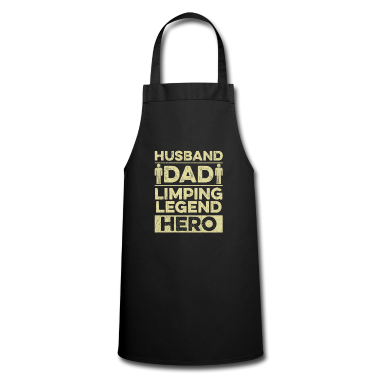 Geschenk für Ehemann Schürze - Beinbruch Design für deinen Ehemann mit einem