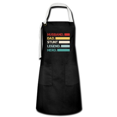 Geschenk für Ehemann Schürze - Beinbruch Spruch für deinen Ehemann mit einem